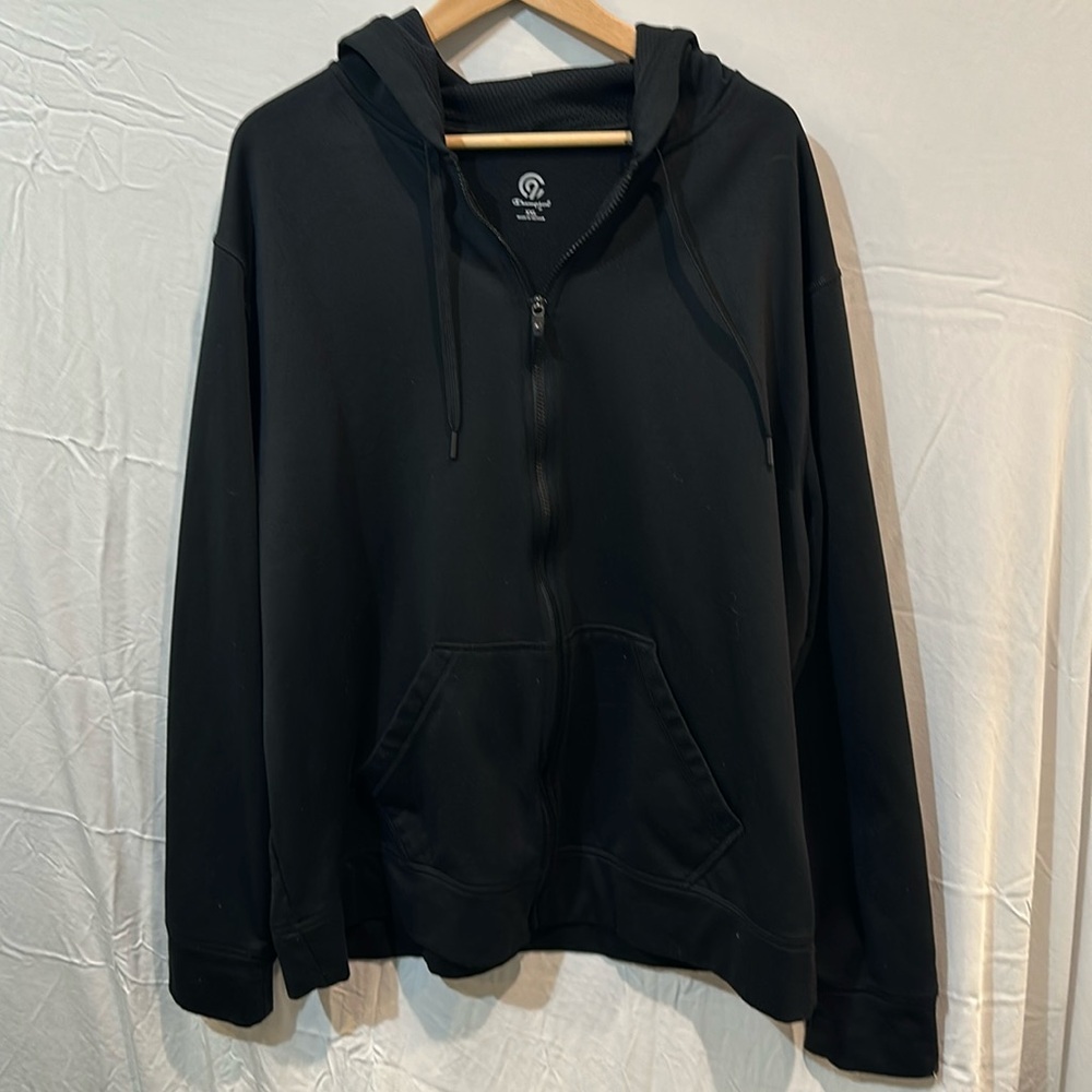 Champion Men’s Black Hoody, Size XXL